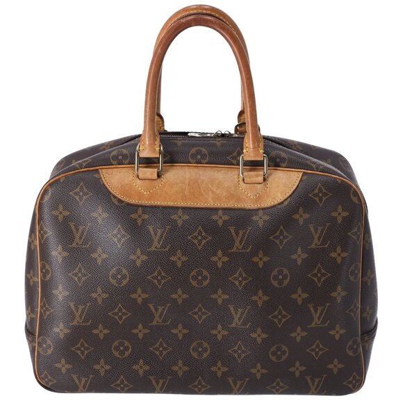 Louis Vuitton Deauville M47270 Top Zip Satchel Monogram Handbag Monogram Canvas - Picture 5 of 10